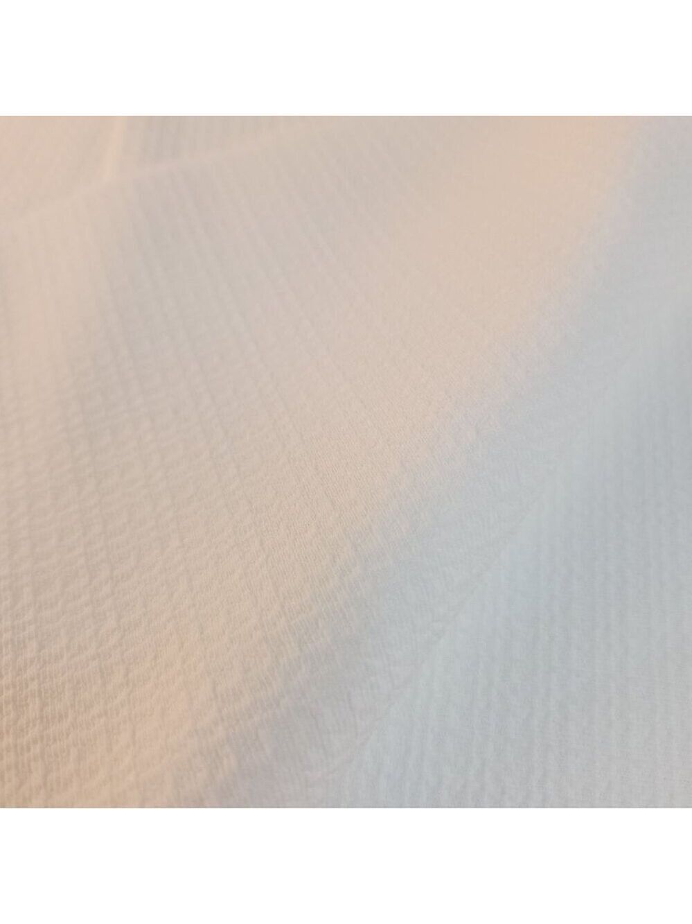 Waffle Weave White Polyester Vintage 80's Fabric 1 yard x 60 inch